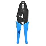Shexton Crimping Tool, HS-457 Ratchet Crimper Pliers BNC/TNC Coaxial Cable Crimping Tool 11,8.2,5.4mm² RG6 RG58