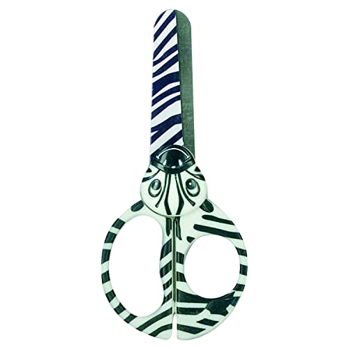 Image of Westcott Wild Ones! 5 inch Kids Scissors, Blunt, Assorted Animal Designs, 6pk