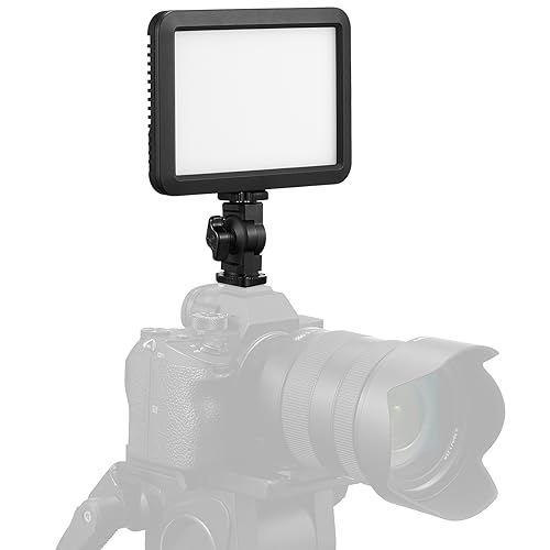 Luz LED de video portátil de 10W regulable y foco de relleno para cámara réflex