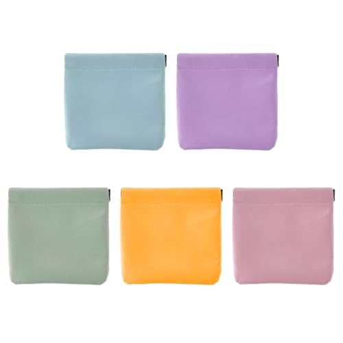 Mini Bolsa De Almacenamiento De 5 Piezas, Bolsa De Almacenamiento Portátil, Bolsa De Almacenamiento Impermeable, Bolsa De Almacenamiento De Viaje, Puede Almacenar Cosméticos, Joyas, Tarjetas
