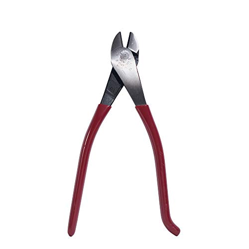 Klein Tools D248-9ST Pliers, Ironworker's Diagonal Cutting Pliers with High Leverage Design Works as Rebar Cutter and Rebar Bender, 9-Inch