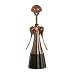 Produktbild Alessi OFFICINA AM01 G7  Anna Etoile Korkenzieher Zamak mit Beschichtung in PVD, schwarz. Anwendungen in Silber und Emaille. Serie begrenzt A 99 nummerierten Exemplaren.