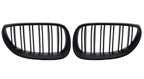 Rejillas delanteras negro brillante de parachoques para 5 Series E60 E61 2003-2010