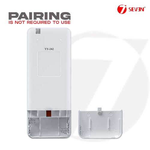 Image of 7SEVEN Compatible with Carrier Air Conditioner Remote Control Model 242 Suitable for Split and Window 1 | 1.5 | 2 Ton AC - Match Remote Keys Exactly to Replicate Genuine Remote Function