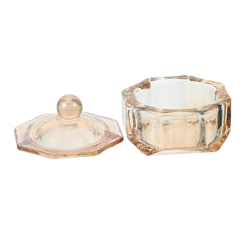 MERRYHAPY ネイル アート カップ グラス ネイル 皿 ボウル 蓋付き マニキュア ネイル 皿 蓋付き グラス ボウル ネイル マニキュア 道具 ネイル アート 皿 カップ ネイル