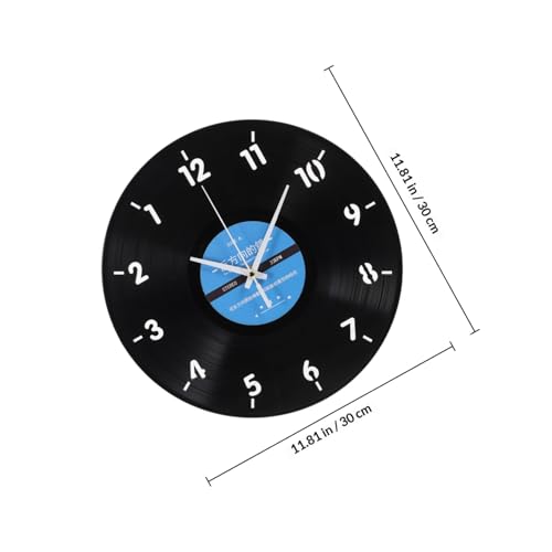 Horloge murale vinyle pour décoration murale originale et unique de salon - 3