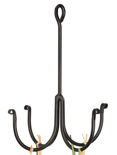 Metal Drying Hook Wrought Iron Decorative Herb Flower Hanger USA