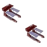 ARTIBETTER 2 Pièces Modèle de Quai de Train Accessoires de modélisme ferroviaire Quai d...