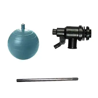 SHRUTI Ball Cock/Float Valve Set with Ball, Aluminium Road, and PVC Ball Cock - 25mm