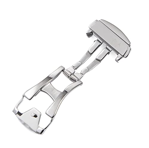 Deployment Buckle forWatch Bands Folding Clasp Belt Logon 16mm 18mm 20mm Leather Strap Accessories Silver Gold Rose4