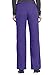 Cherokee Women's Low Rise Drawstring Cargo Scrub Pant, Grape, Medium