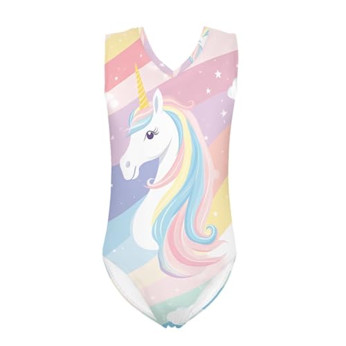 Image of Girls' Swimwear for 3-14 Cartoon Bathing Suit Girl Swimsuit Gym Leotard