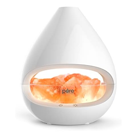 PureGlow Crystal - 2-in-1 Salt Lamp & Oil Diffuser Cover