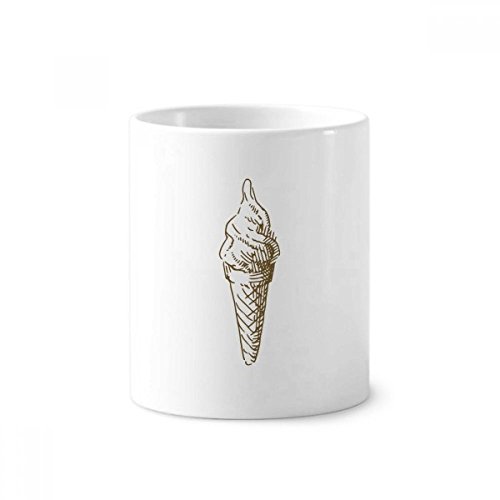 Coupe céramique blanche 350ml pot à crayons et brosse à dents