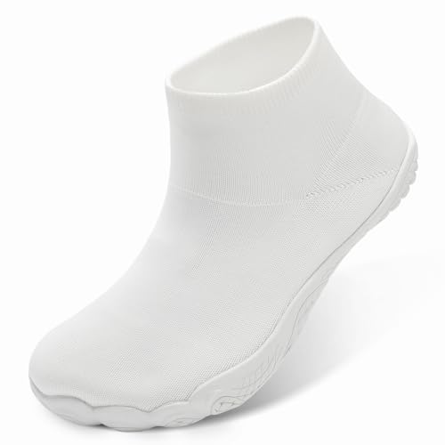 Image of Barefoot Socks Shoes for Women Men | Wide Toe Box, Zero Drop Feel, Slip-On Sock Fit, Durable Rubber Sole, Removable Insole, for Gym, Beach, Travel, Outdoors