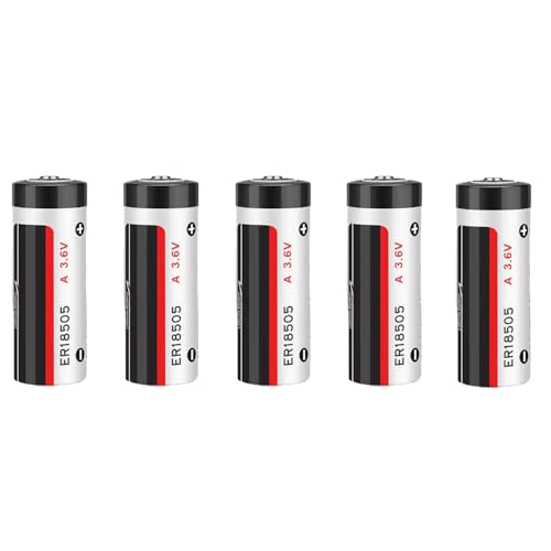 MEELER 5 PCS A Size 3.6V 4000mAh ER18505 Lithium Battery Non Rechargeable