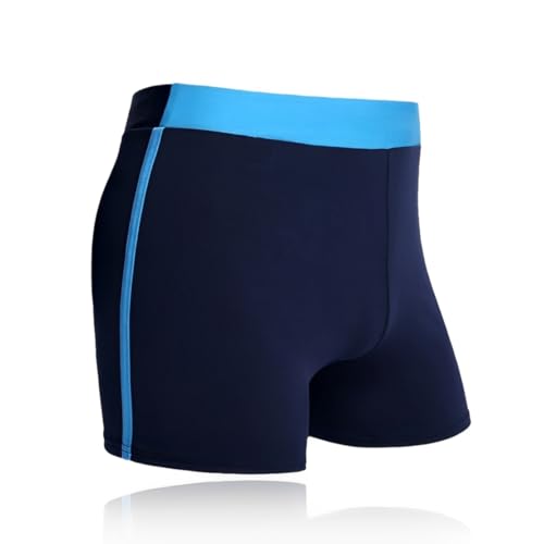 DOKRIN Pantaloncini e calzoncini da bagno per uomo,Slip da bagno per ragazzi, costume da bagno boxer da uomo, slip da bagno traspiranti ad asciugatura rapida, azzurro (adatto per 40-80 kg)