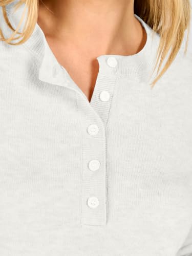 ANRABESS Women Henley Long Sleeve Lightweight Fall Sweaters - Image 4