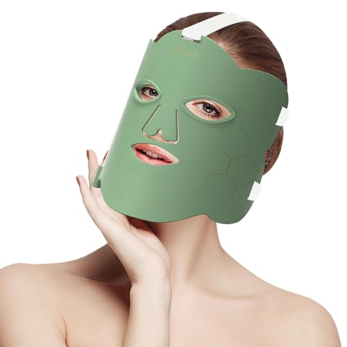 Image of 660nm & 850nm Red Light for Face, Soft LED Red Light Mask Face for Home Use