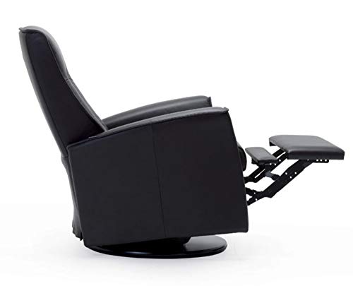 Fjords Ulstein Swing Relaxer Recliner Norwegian Ergonomic Scandinavian Lounge Reclining Chair Furniture Nordic Line Cappuccino Genuine Leather By Hjellegjerde + Inside The Home Delivery And Setup #TOP6