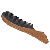 Uonlytech Holzkamm aus Grünem Sandelholz Kleiner Kamm für Haare und Kopfhautmassage Nachhaltiges Material Geeignet für und Geschenk zu Festen oder Geburtstagen Zufällige Farbe
