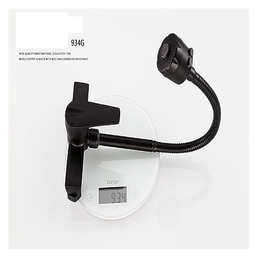 Robinet de cuisine rétractable et rotatif à 360° avec mitigeur eau chaude et froide en cuivre