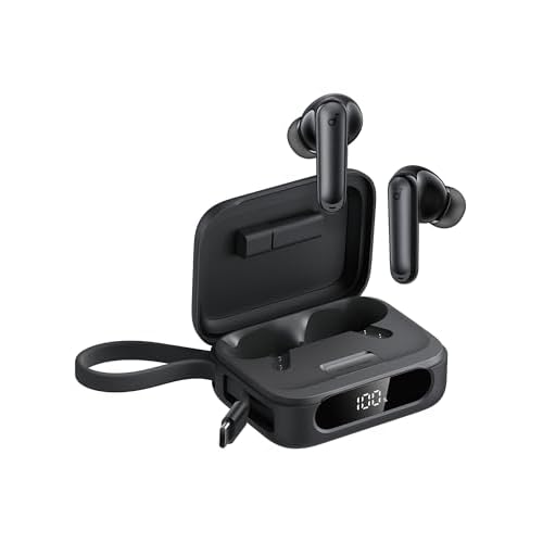 Soundcore P41i di Anker, Auricolari Adattivi a Cancellazione di Rumore con Caricabatterie Portatile per Telefonino e Adattatore Lightning, 192 Ore con Custodia, Suono Coinvolgente, 6 Microfo