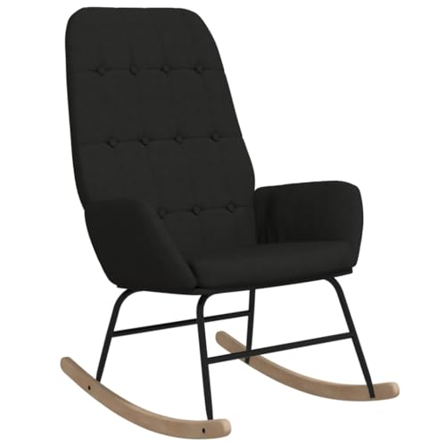 vidaXL Silla Mecedora Balancín Reclinable Asiento Butaca Sillón Acolchada Salón Sala de Estar Relajación Muebles...