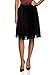 Produktbild oodji Ultra Damen Plissee-Rock aus Netz-Stoff, Schwarz, DE 42 / EU 44 / XL