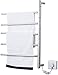 DXMGZ Stendibiancheria Portatile da 45 W, Scaldasalviette Elettrico da Bagno Indipendente, Scaldasalviette da Parete A 5 Barre, Portasciugamani da Bagno in Acciaio Inossidabile
