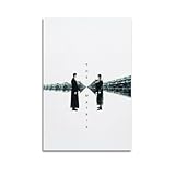 ZLMFDWS Poster, Motiv: The Matrix, dekoratives Gemälde, 