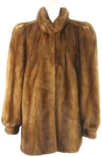 ファーコート ミンクファー 毛皮 ミドル丈 ショールカラー 大きいサイズ 13