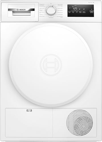 Secadora de bomba de calor Serie 4, 8 kg, color blanco, WTH83004