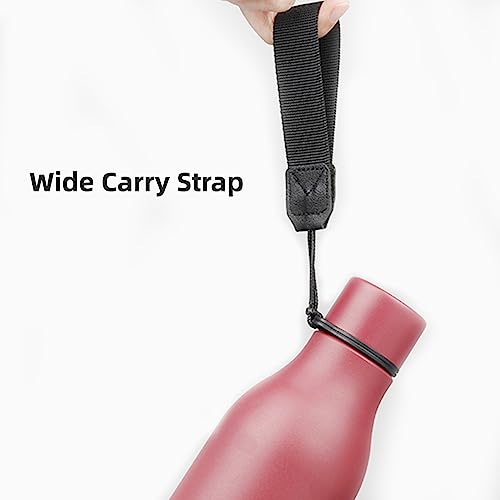 Image of Konokyo 18 oz Insulated Stainless Steel Metal Water Bottle with Strap