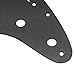 Musiclily Ultra 11 Holes Anodized Aluminum SSS Strat Pickguard ST Guitar Pickguard for American/Mexican Fender Standard Strat Style Electric Guitar, Black