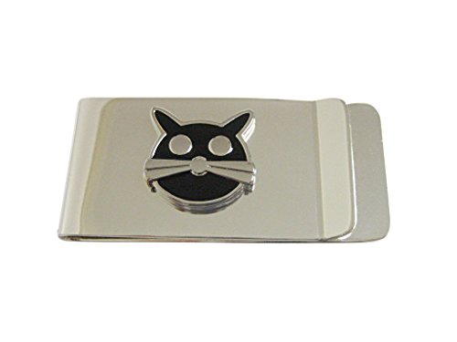 Kiola Designs Black Cat Head Money Clip