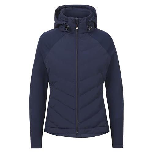Image of Kerrits Women's EquiTech Quilted Equestrian Jacket - Warm, Flexible, Hooded Horse Riding Jacket with Thermoreflective Liner