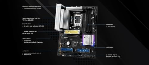 Asrock B860 Pro RS WiFi Intel B860 LGA 1851 [Socket V1] ATX (B860 PRO RS WIFI) - Scheda madre - Immagine 6