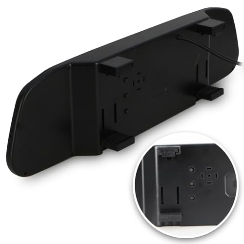 Espelho Retrovisor Automotivo Tela Hd LCD Panorâmico Estacionamento com Câmera Ré Colorida