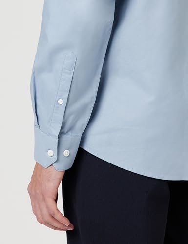 Image of Allen Solly Men's Cotton Buttoned Down Shirt | Classic Fit, Soft Breathable Fabric, Smart Casual & Office Wear