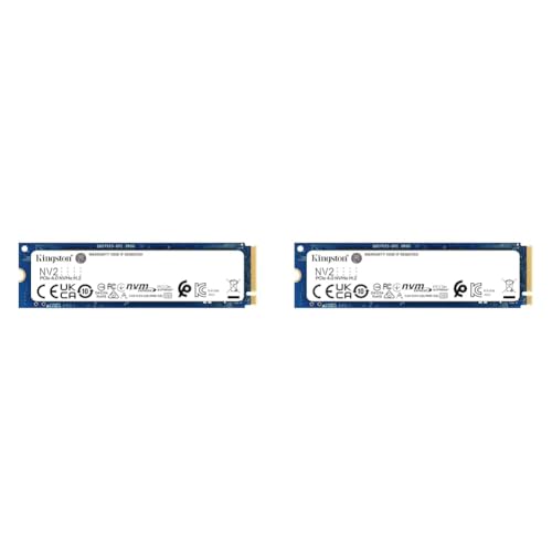 Image of Kingston NV2 PCle 4.0 NVMe M.2 Internal SSD Up 500GB to 3500 MB /s (Pack of 2)