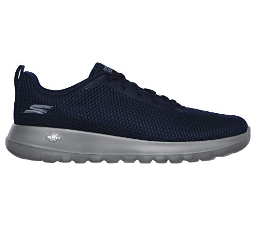 Skechers Go Walk Max- Effort, Tênis Homens, Azul Escuro/Cinza Escuro, 43