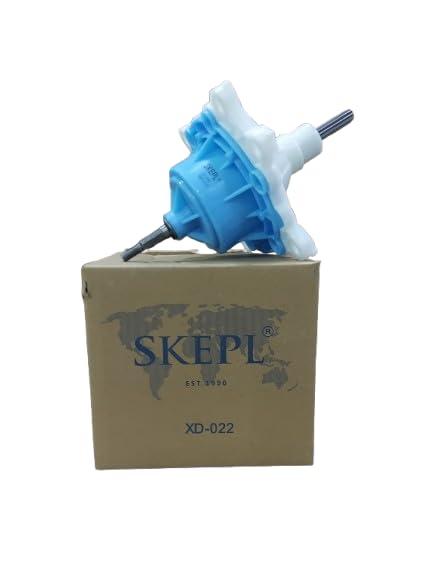 Gearbox Compatible for Whirl..Pool XD-022 Semi Automatic Washing Machine,Genuine Part, White and Blue, Compatible with Washing Machine Gear System-image-35