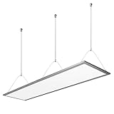 Lighting EVER LE LE Panel LED 40W = 80W Fluorescente Blanco neutro 4000K 4000 lúmenes, Luz de techo Oficina Salón Cocina, Rechteck