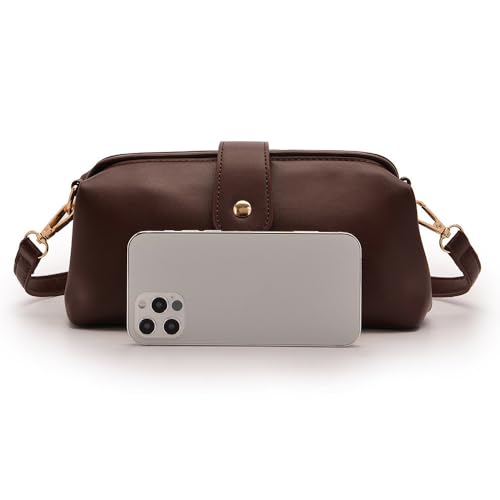 Retro Crossbody Purses for Women Small Crossbody Bags Toto Purses for Women Crossbody Bag Shoulder Bag Casual Travel Coffee4