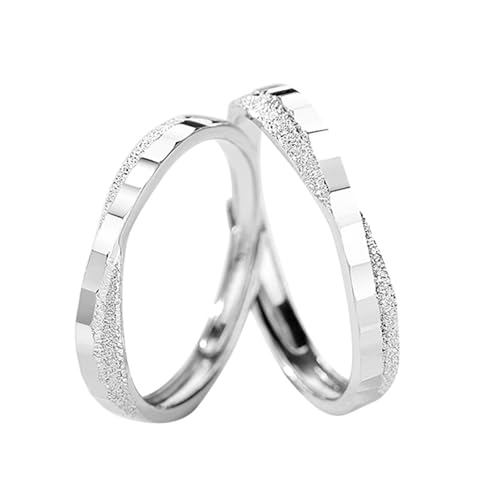 Bagues assorties en argent sterling 925 de haute joaillerie