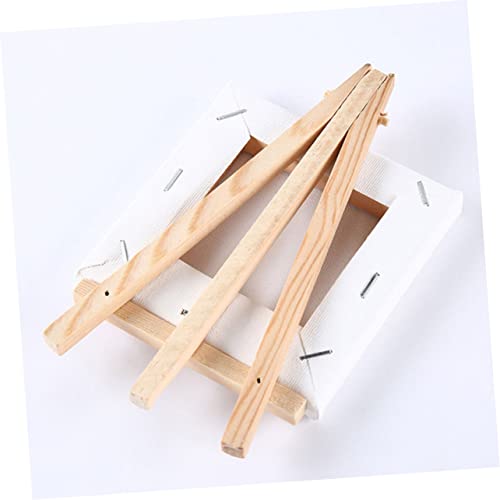 Tofficu 3 Pecas mini quadro cavalete decoração carrinho de cartão de visita terno infantil estande d