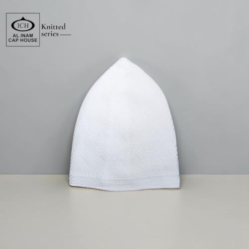 Image of ICH Premium Turkish Knitted Cap Model No. (N-09) | Soft, Comfortable & Stretchable Lightweight Headwear | Breathable Free Size Cap, Travel, Casual & Traditional Use