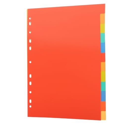 Separadores A4 de PVC impermeables Abaodam con pestañas para un archivo impecable