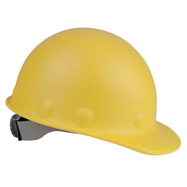 Hard Hat, Fiberglass, 8 Point Ratchet, Type 1, Class G, Yellow, Mfr: P2HNRW02A000-A